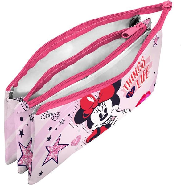 Disney Minnie triple pencil case