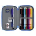 Miniatyrbillede 3 af 4: Double Pencil Case RCD Espanyol Blue White 12.5 x 19.5 x 4 cm (28 Pieces)