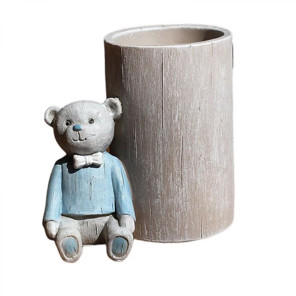 Söt Bear Desk penna penna potthållare