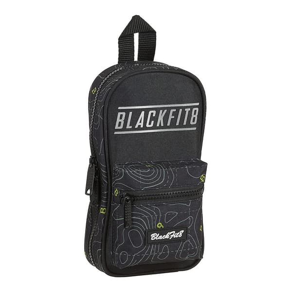 Penalhus rygsæk BlackFit8 Topography Sort Grøn (33 Dele)