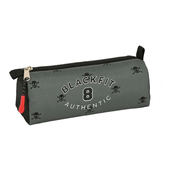 Penalhus BlackFit8 Skull Sort Grå (21 x 8 x 7 cm)