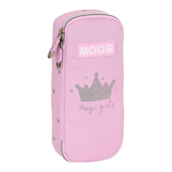 Penalhus Moos Magic Girls Pink (22 x 5 x 8 cm)