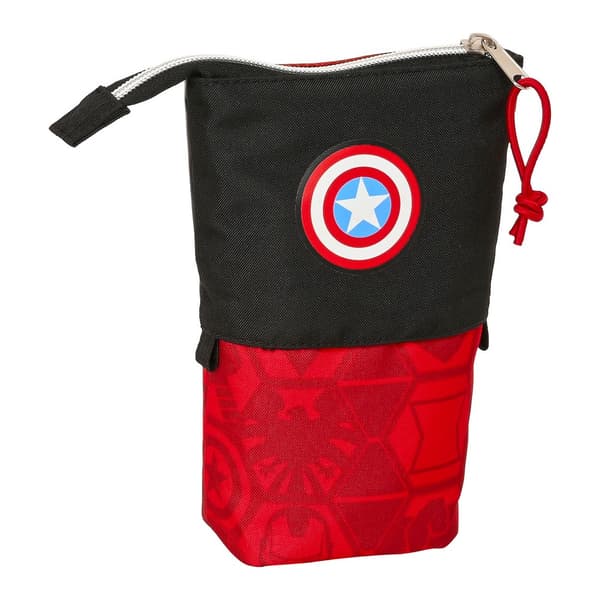 Penalhus Kop The Avengers Infinity Rød Sort (8 x 19 x 6 cm)