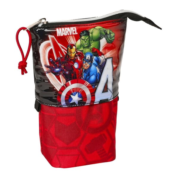 Penalhus Kop The Avengers Infinity Rød Sort (8 x 19 x 6 cm)