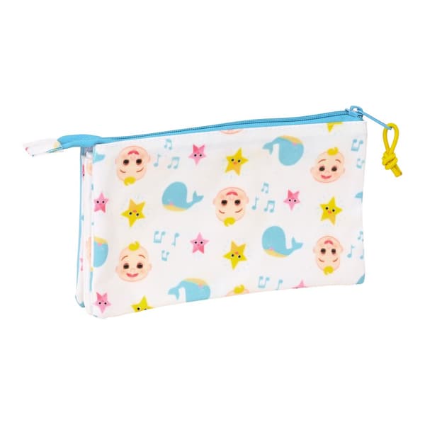 Penalhus CoComelon Hvid Multifarvet (22 x 12 x 3 cm)