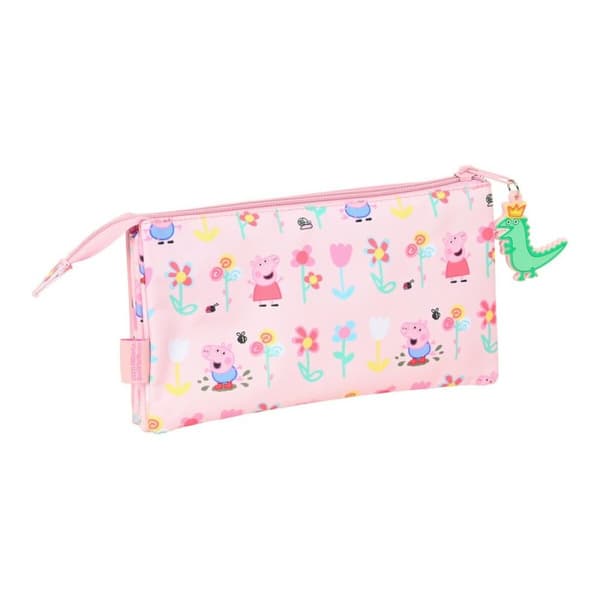 Penalhus Peppa Pig Having fun Pink 22 x 12 x 3 cm