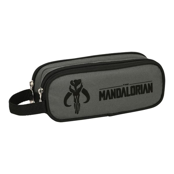 Penalhus The Mandalorian Sort Grå (21 x 8 x 6 cm)