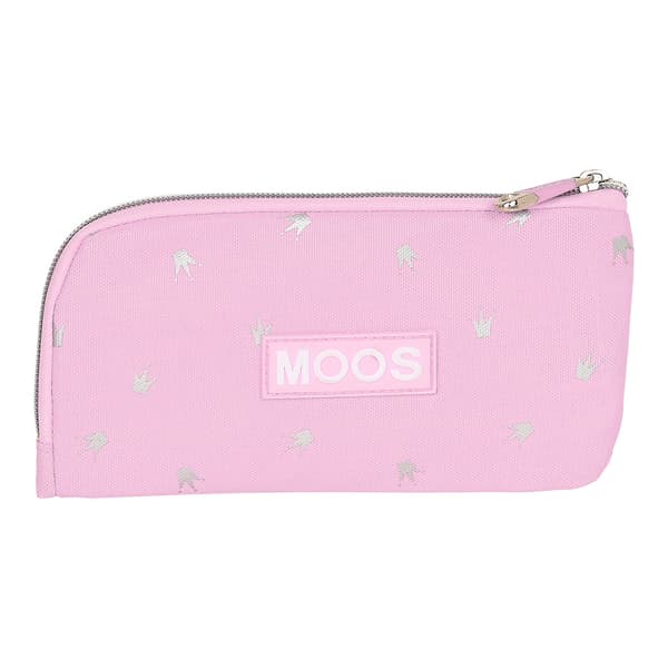 Penalhus Moos Magic Girls Pink (23 x 11 x 1 cm)