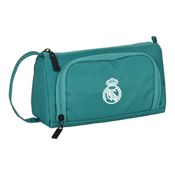 Penalhus Real Madrid C.F. Hvid Turkis Grøn 20 x 11 x 8.5 cm (32 Dele)