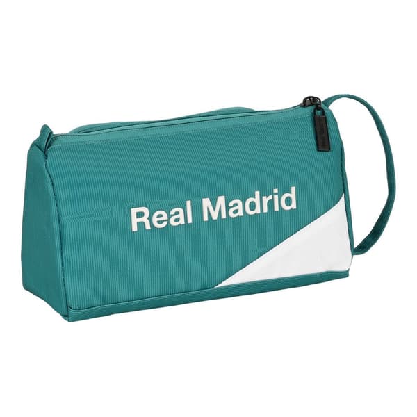 Penalhus Real Madrid C.F. Hvid Turkis Grøn 20 x 11 x 8.5 cm (32 Dele)
