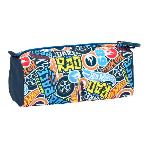 Penalhus Hot Wheels Challenge Multifarvet Marineblå (21 x 8 x 7 cm)