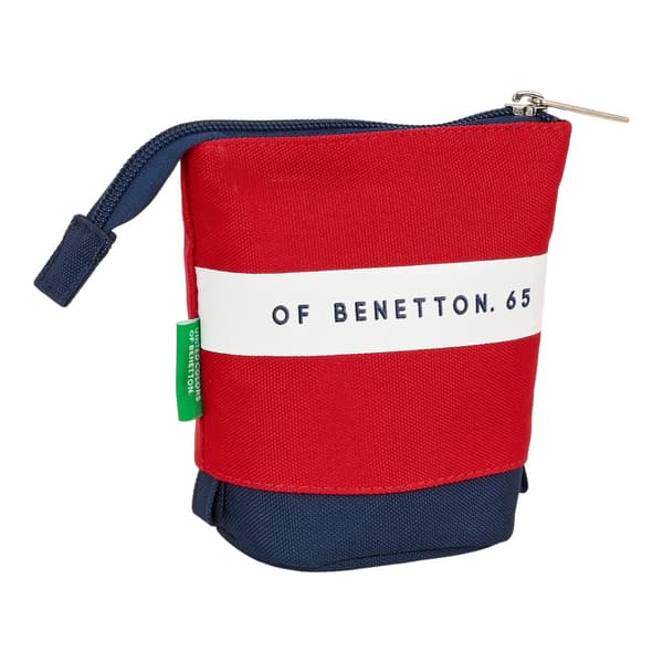 Penalhus Kop Benetton United Rød Hvid Marineblå (8 x 19 x 6 cm)