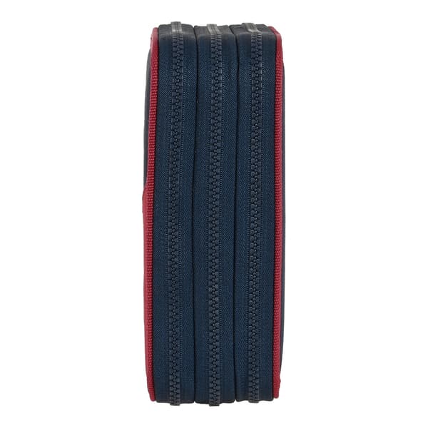 Tredobbelt Penalhus F.C. Barcelona Corporativa Blå Rødbrun (12.5 x 20.5 x 6 cm) (41 Dele)