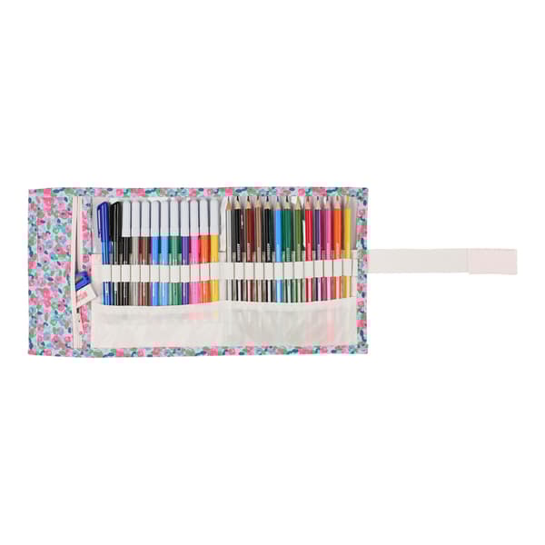 Penalhus Vicky Martín Berrocal Rosebloom Roll-up Multifarvet (27 Dele) (7 x 20 x 7 cm)