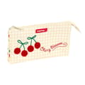 Miniatyrbillede 1 af 3: Tredobbelt bæretaske Safta Cherry Beige (22 x 12 x 3 cm)
