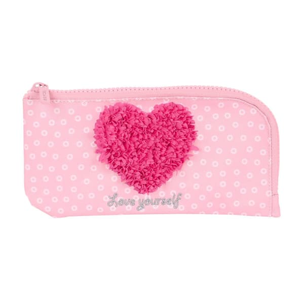 Penalhus Safta Love Yourself Pink (23 x 11 x 1 cm)