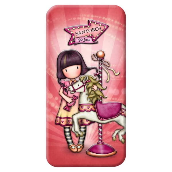 Penalhus Gorjuss Carousel Laksefarvet (9 x 19 x 24 cm)