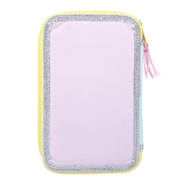 Penalhus med Tilbehør Princesses Disney 43 Dele Pink (12,5 x 6,5 x 19,5 cm)