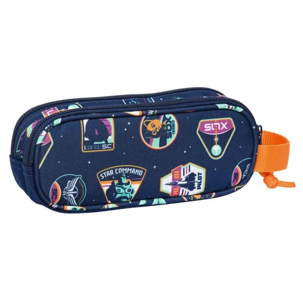 Dobbelt carry-all Buzz Lightyear Marineblå (21 x 8 x 6 cm)