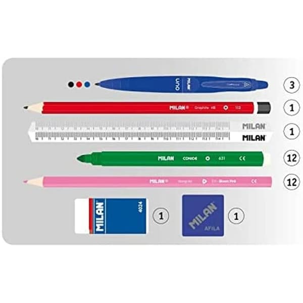 Penalhus Milan Super Chefs 31 Dele Lilla 22,5 x 11,5 x 11 cm