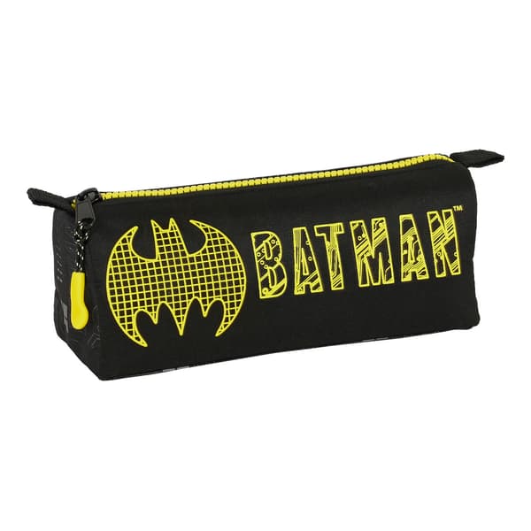 Penalhus Batman Comix Sort Gul (21 x 8 x 7 cm)
