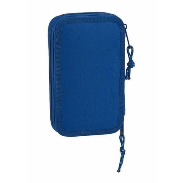 Dobbelt penalhus BlackFit8 M854 Mørkeblå 12.5 x 19.5 x 4 cm (28 Dele)