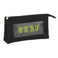 Miniatyrbillede 1 af 3: Tredobbelt bæretaske Safta Surf Sort (22 x 12 x 3 cm)