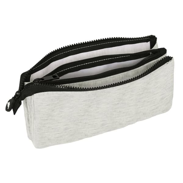 Tredobbelt bæretaske Kappa Grey knit Grå (22 x 12 x 3 cm)
