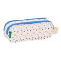 Miniatyrbillede 2 af 3: Dobbelt carry-all Benetton Topitos Hvid (21 x 8 x 6 cm)
