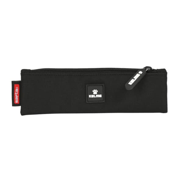 Penalhus Kelme Jungle Sort Grå Lime (20 x 6 x 1 cm)