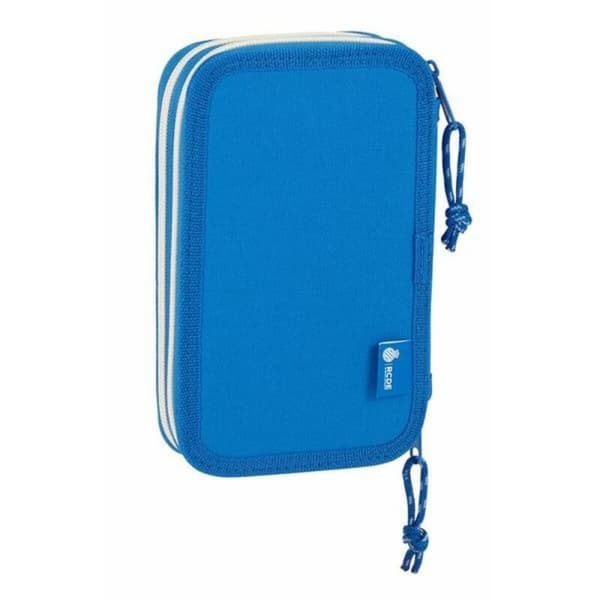 Tuplapenaali RCD Espanyol Sininen Valkoinen 12.5 x 19.5 x 4 cm (28 Kappaletta)