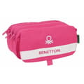 Miniatyrbillede 1 af 4: Tredobbelt bæretaske Benetton Raspberry 21,5 x 10 x 8 cm Fuchsia