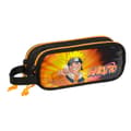 Miniatyrbillede 1 af 3: Dobbelt carry-all Naruto Sort Orange 21 x 8 x 6 cm