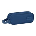 Miniatyrbillede 1 af 3: Dobbelt carry-all Safta Marineblå 21 x 8 x 6 cm