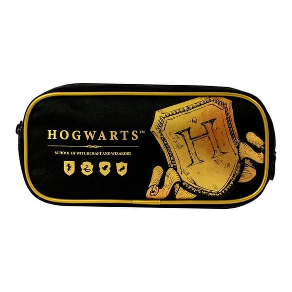 Harry Potter - Rektangulärt pennskrin Hogwarts vapensköld