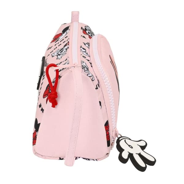 Penalhus med Tilbehør Minnie Mouse Me time Pink 20 x 11 x 8.5 cm (32 Dele)