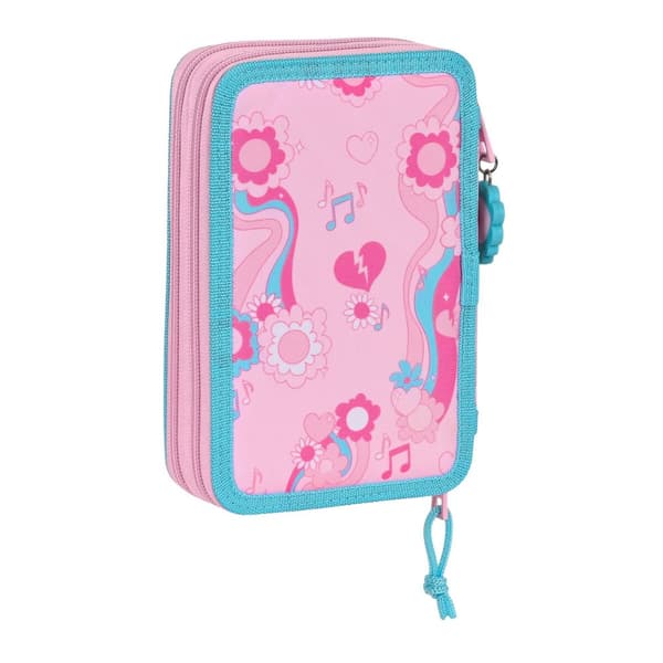 Penalhus med Tilbehør LOL Surprise! Glow girl Pink 12.5 x 19.5 x 4 cm (28 Dele)