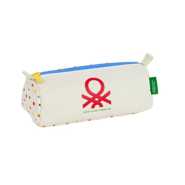 Penalhus Benetton Topitos Hvid (21 x 8 x 7 cm)