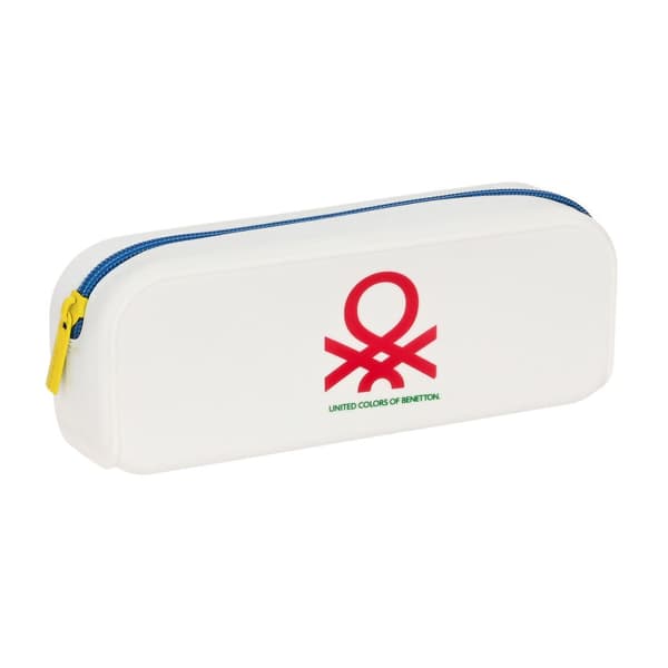 Penalhus Benetton Topitos Hvid (18.5 x 7.5 x 5.5 cm)