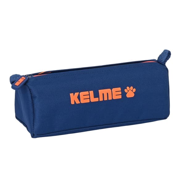 Penalhus Kelme Navy blue Orange Marineblå (21 x 8 x 7 cm)