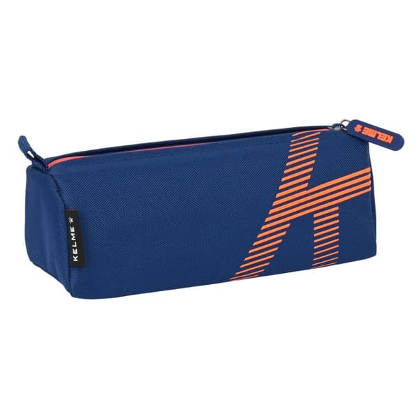 Penalhus Kelme Navy blue Orange Marineblå (21 x 8 x 7 cm)