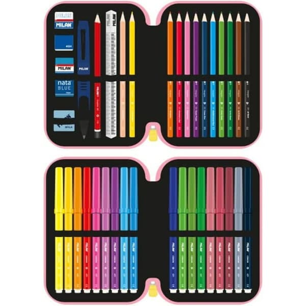 Dobbelt penalhus Milan Syren Fe 19,5 x 13 x 5 cm