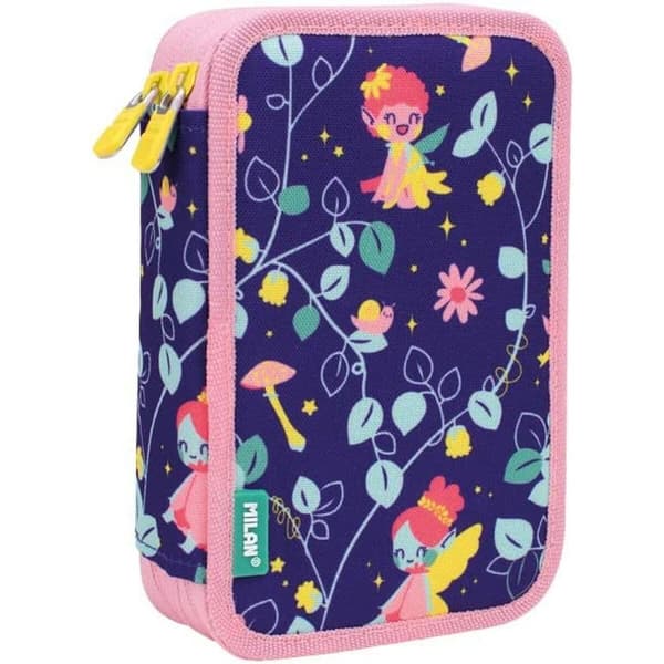 Dobbelt penalhus Milan Syren Fe 19,5 x 13 x 5 cm