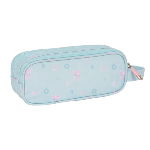 Dobbelt carry-all Moos Garden Turkisblå 21 x 8 x 6 cm