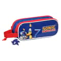 Miniatyrbillede 1 af 3: Dobbelt carry-all Sonic Let's roll Marineblå 21 x 8 x 6 cm