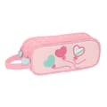 Miniatyrbillede 1 af 3: Dobbelt carry-all BlackFit8 Globitos Pink 21 x 8 x 6 cm