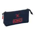 Miniatyrbillede 1 af 3: Tredobbelt bæretaske Munich Flash Marineblå 22 x 12 x 3 cm