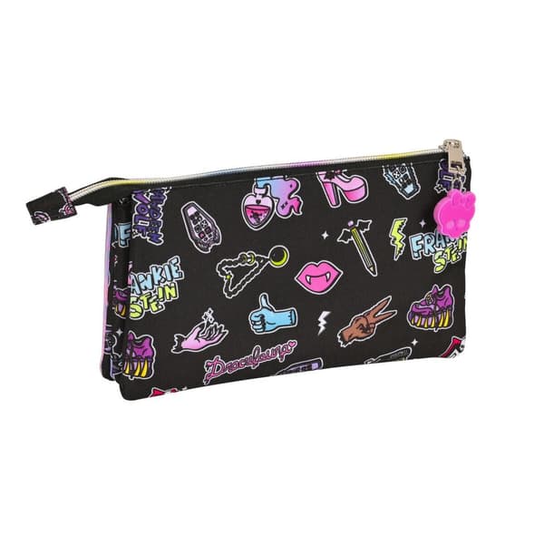 Dobbelt carry-all Monster High Creep Sort 22 x 12 x 3 cm