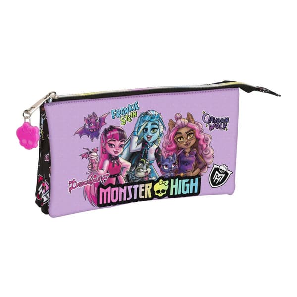 Dobbelt carry-all Monster High Creep Sort 22 x 12 x 3 cm