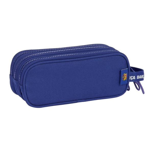 Dobbelt carry-all F.C. Barcelona Rød Marineblå 21 x 8.5 x 7 cm